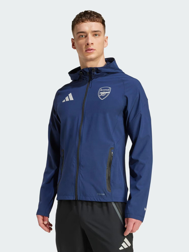 Veste de football arsenal bleu marine homme - Adidas