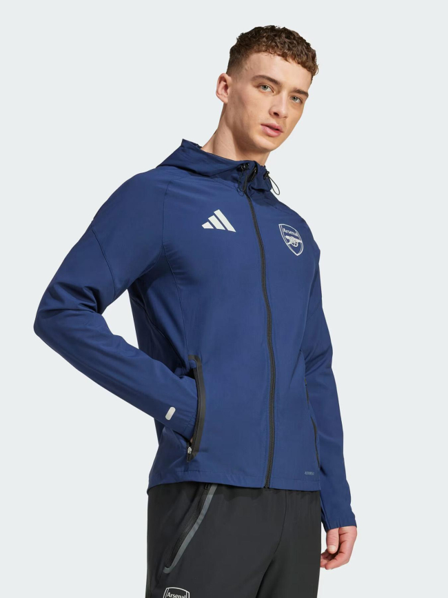 Veste de football arsenal bleu marine homme - Adidas