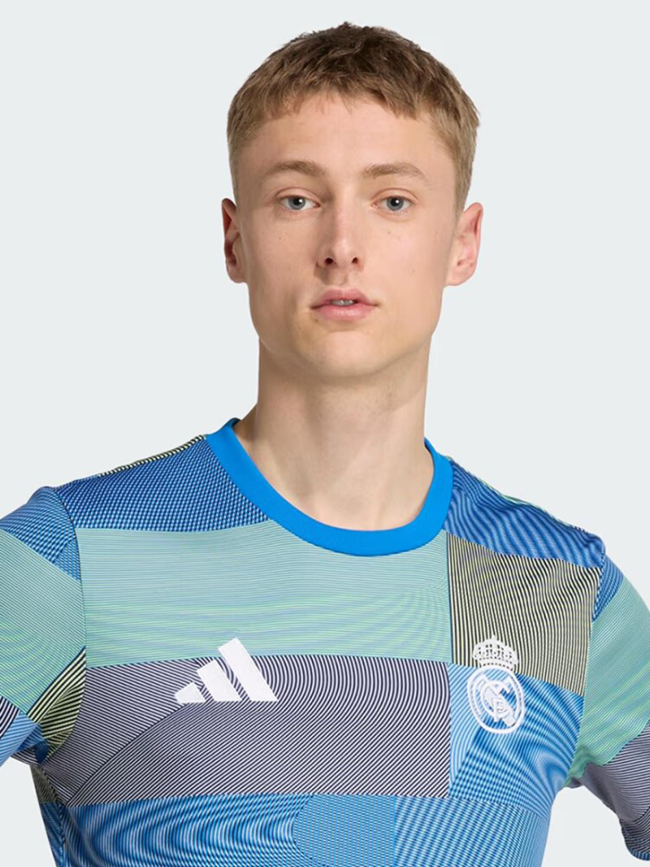 Maillot d'échauffement real madrid 25 bleu - Adidas