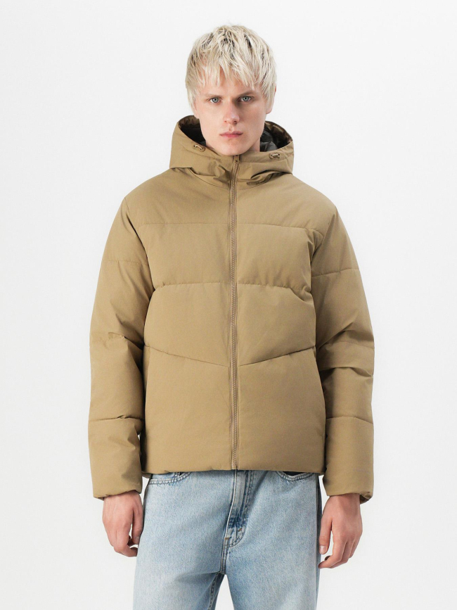 Doudoune global beige homme - Jack & Jones