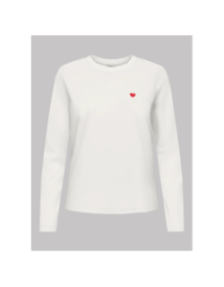 T-shirt rayé pisa blanc femme - Jdy