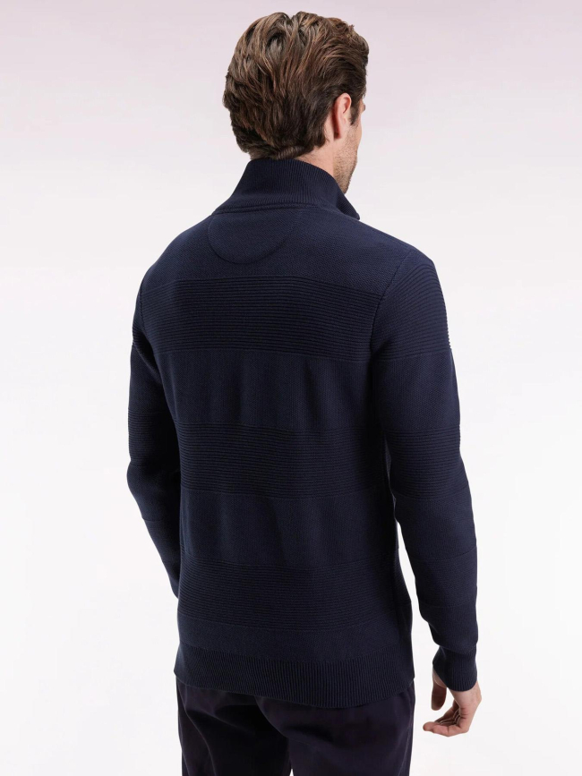 Pull polo brighthoney bleu marine homme - Eden Park