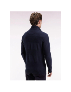 Pull polo brighthoney bleu marine homme - Eden Park