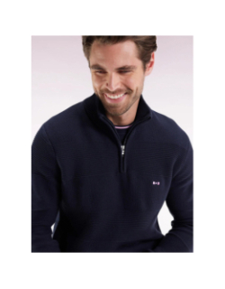 Pull polo brighthoney bleu marine homme - Eden Park