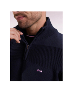 Pull polo brighthoney bleu marine homme - Eden Park