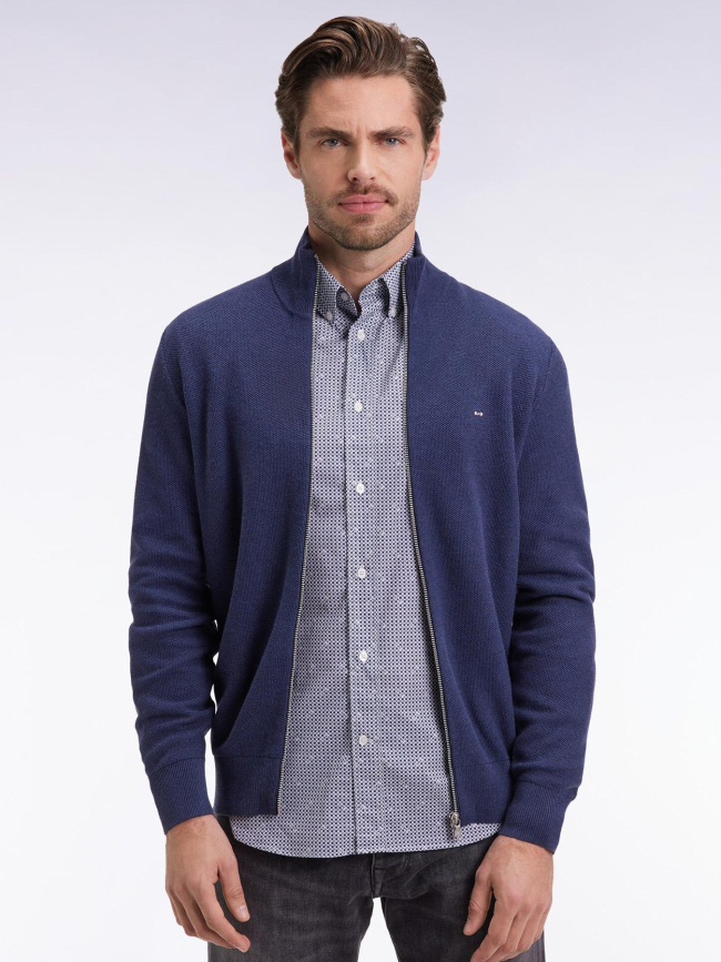 Gilet zippé honey kurilen bleu homme - Eden Park