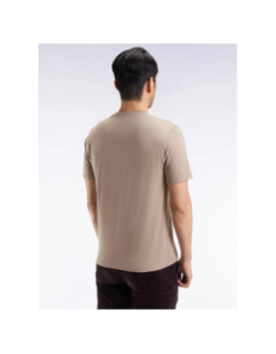 T-shirt uni logo beaver beige homme - Eden Park