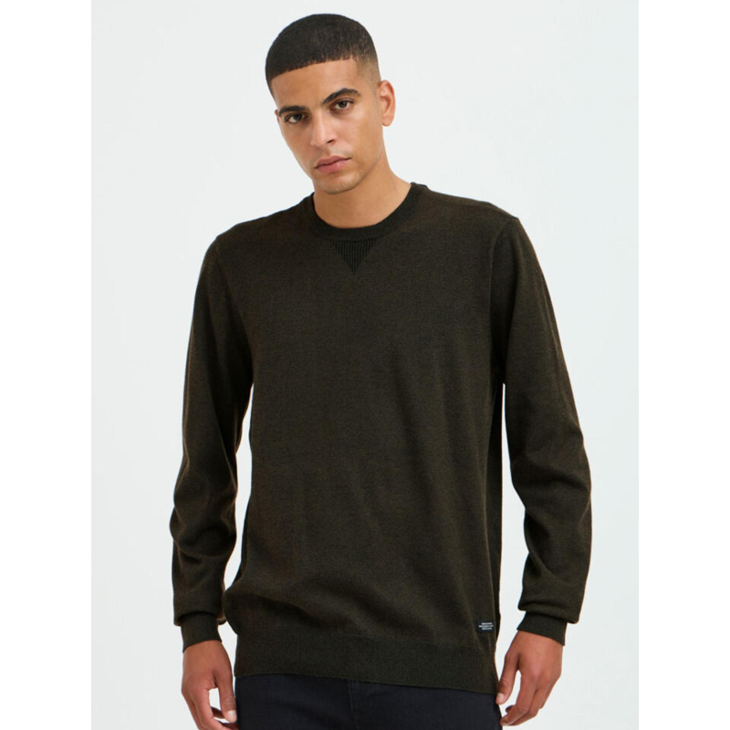 Pull uni bruton kaki homme - Blend