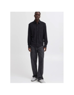 Chemise manches longues bhalo bleu marine homme - Blend