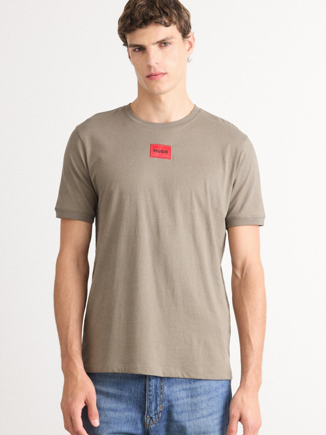 T-shirt diragolino medium gris homme - Hugo