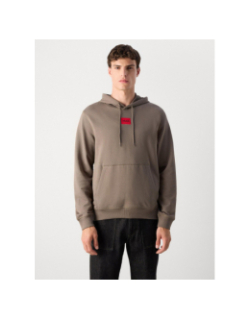 Sweat à capuche daratschi medium gris homme - Hugo