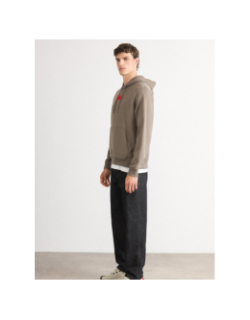 Sweat à capuche daratschi medium gris homme - Hugo