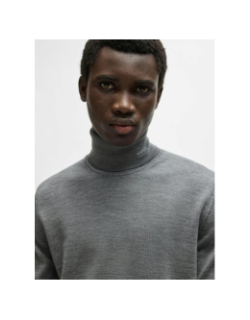 Pull col roulé san thomas gris homme - Hugo