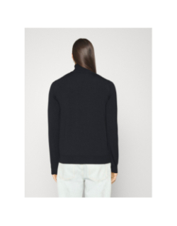 Pull col roulé en laine san thomas bleu marine homme - Hugo