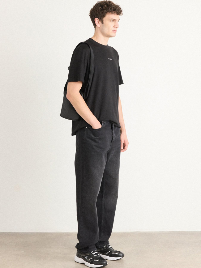 T-shirt stretch pique nano easy noir homme - Calvin Klein