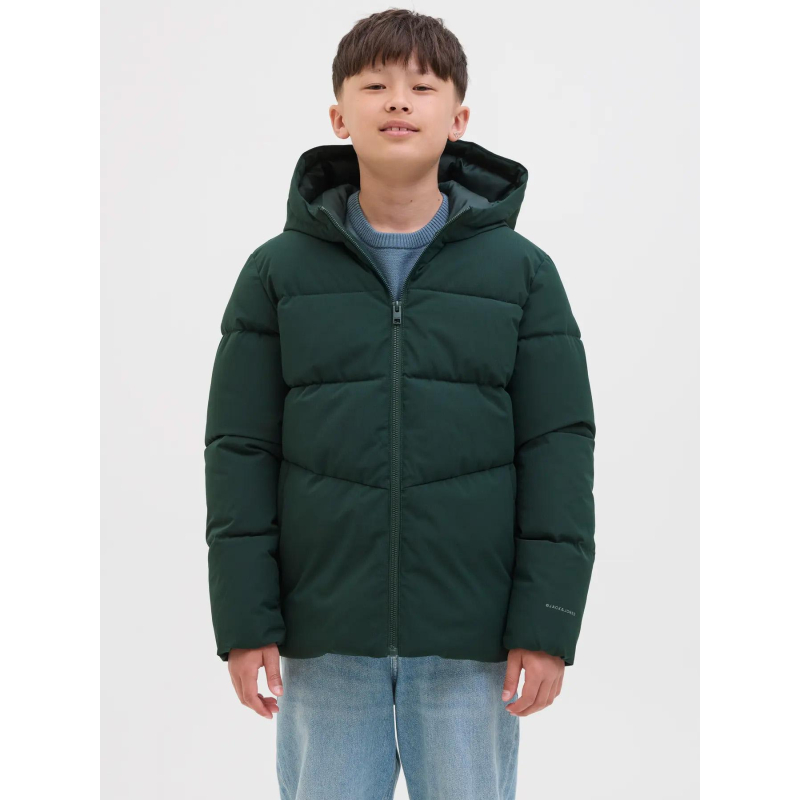 Doudoune global vert garçon - Jack & Jones