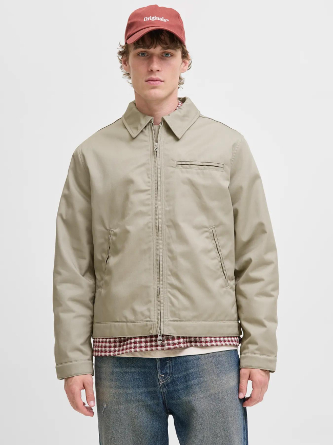 Veste matelassée jornorrebro beige homme - Jack & Jones