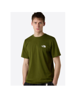T-shirt simple dome woodland vert homme - The North Face