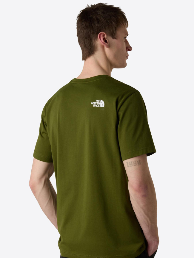 T-shirt simple dome woodland vert homme - The North Face
