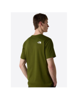 T-shirt simple dome woodland vert homme - The North Face