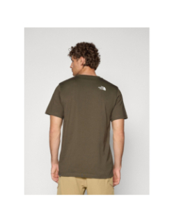 T-shirt simple dome kaki homme - The North Face