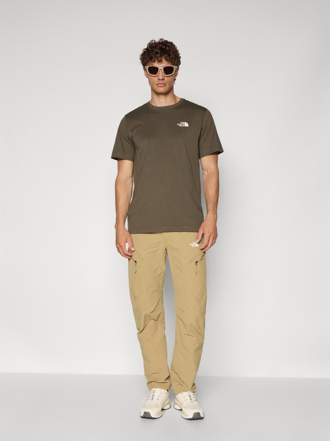 T-shirt simple dome kaki homme - The North Face