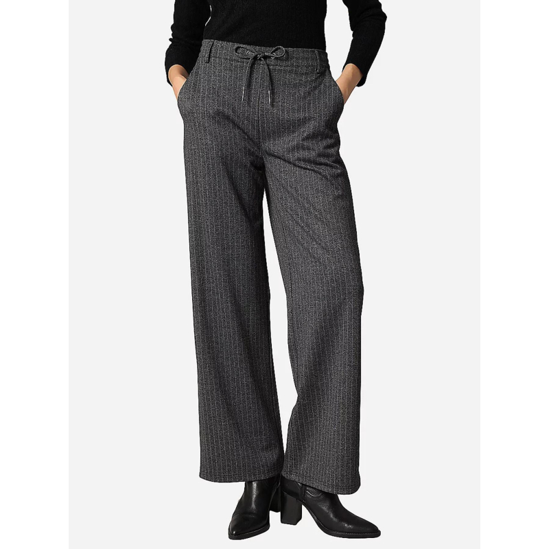 Pantalon rayé taysen gris femme - Deeluxe
