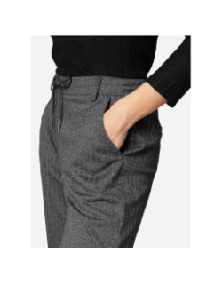 Pantalon rayé taysen gris femme - Deeluxe