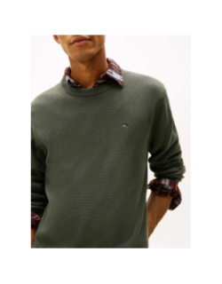 Pull uni slim kaki homme - Tommy Jeans
