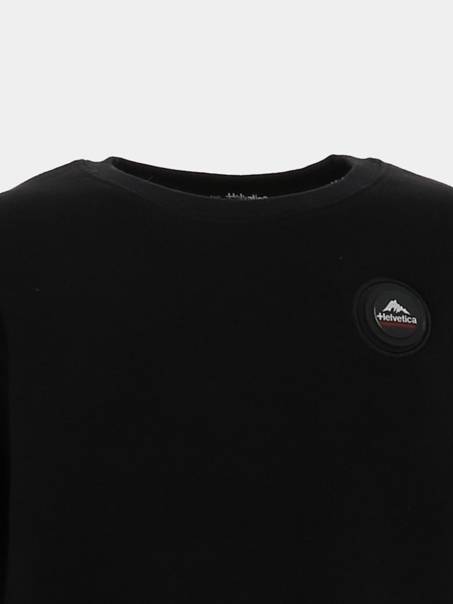 Sweatshirt jimmy noir enfant - Helvetica