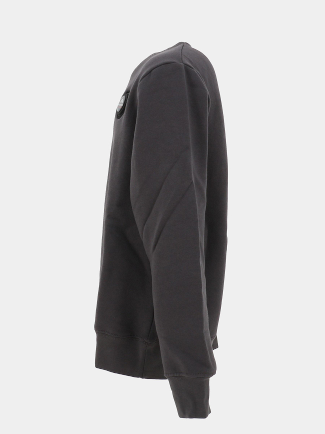 Sweatshirt jimmy gris foncé enfant - Helvetica