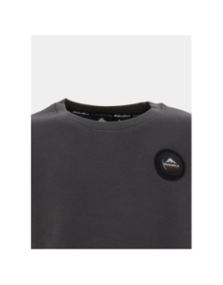 Sweatshirt jimmy gris foncé enfant - Helvetica