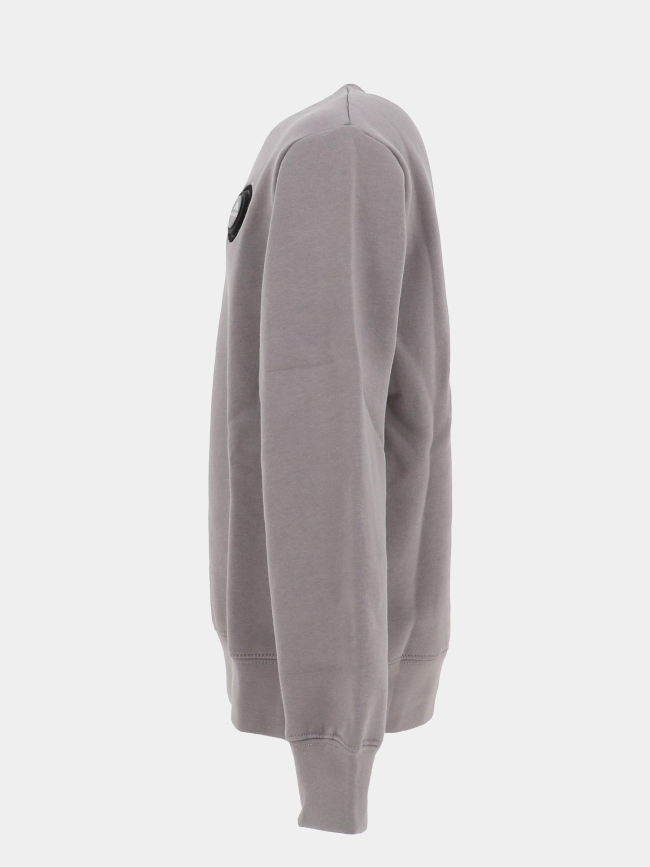 Sweatshirt jimmy rock gris enfant - Helvetica