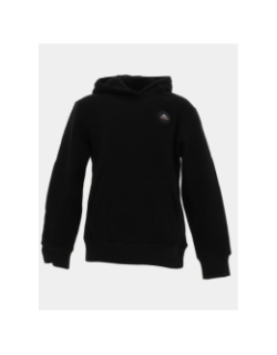 Sweat à capuche jimmy noir enfant - Helvetica