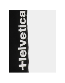 T-shirt zephir noir enfant - Helvetica