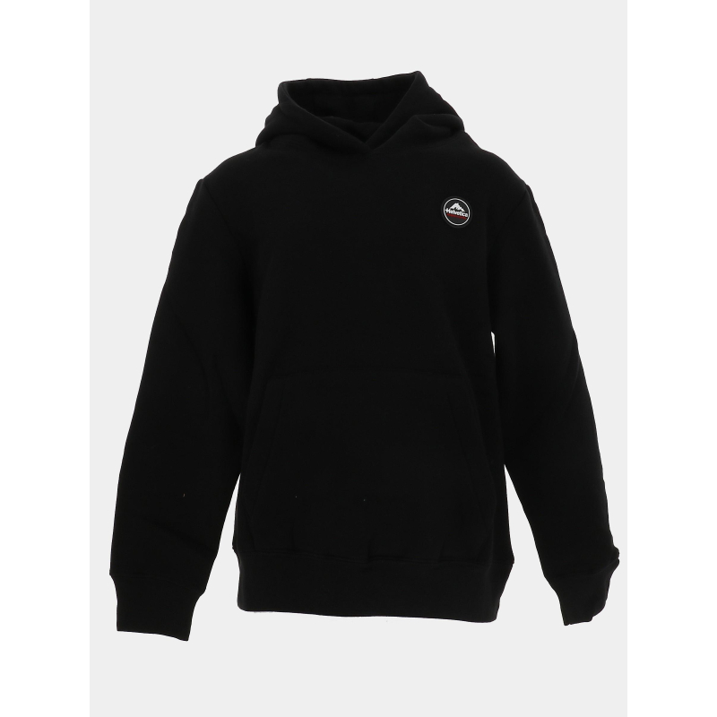 Sweat à capuche monaco noir enfant - Helvetica