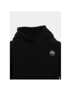 Sweat à capuche monaco noir enfant - Helvetica