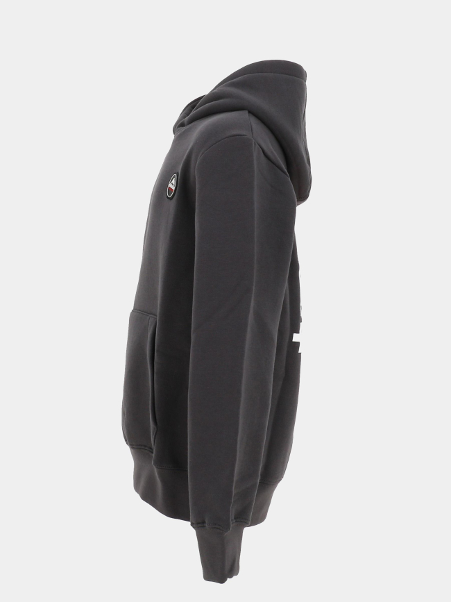 Sweat à capuche monaco gris enfant - Helvetica