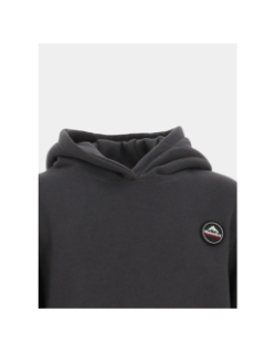 Sweat à capuche monaco gris enfant - Helvetica