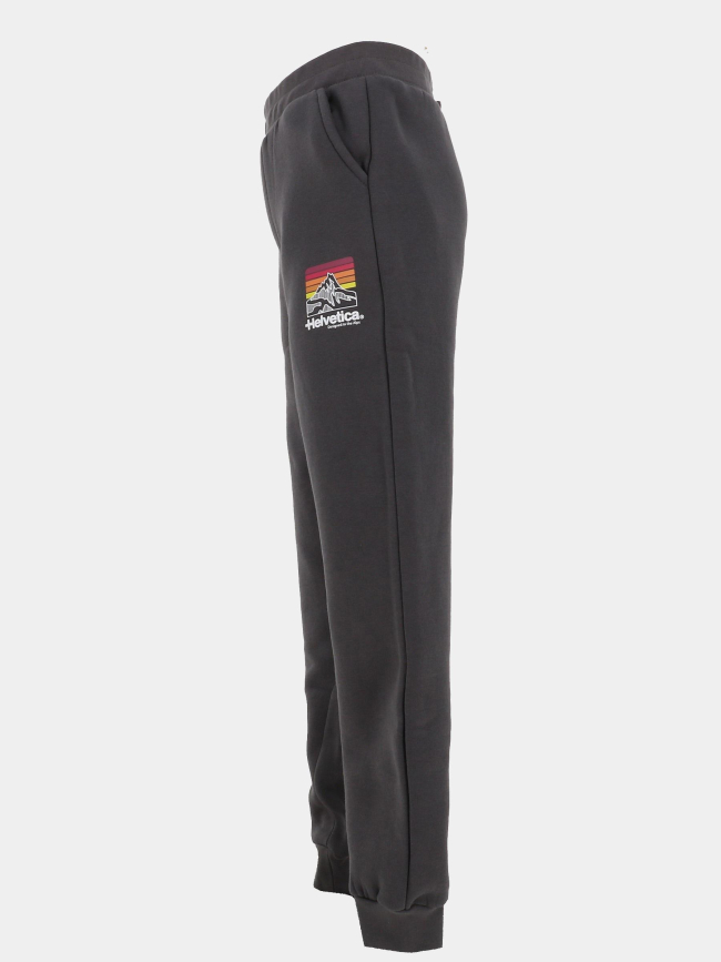 Jogging monaco gris foncé enfant - Helvetica