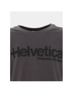 T-shirt nolan gris foncé enfant - Helvetica