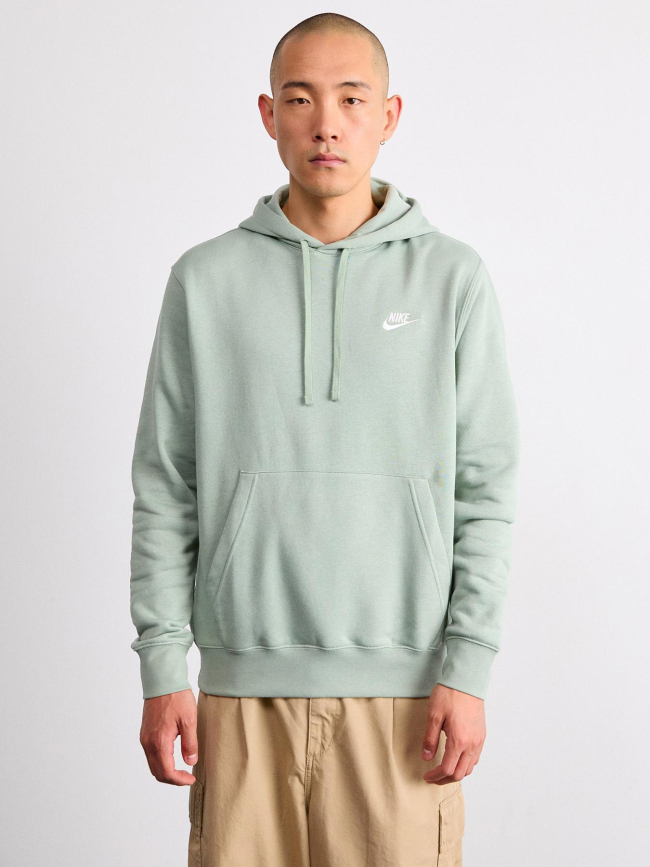 Sweat à capuche nsw club horizon vert homme - Nike