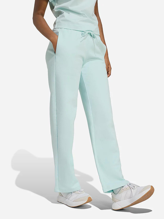 Jogging droit fleece halmin bleu femme - Adidas