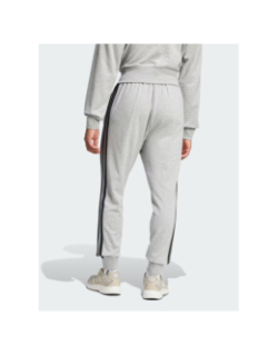 Jogging 3s gris chiné noir homme - Adidas