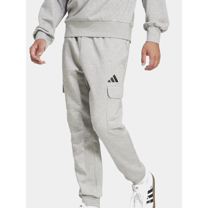 Jogging feelcozy chiné gris homme - Adidas