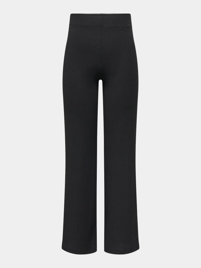 Pantalon droit côtelé seren noir femme - Only Play
