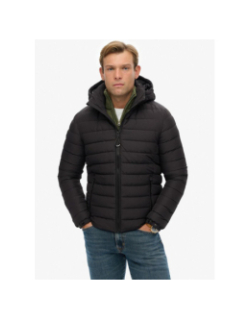 Doudoune à capuche fuji noir homme - Superdry