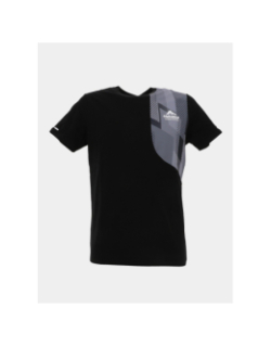 T-shirt denis noir gris homme - Helvetica