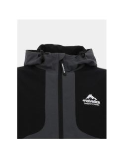 Veste à capuche swindon gris homme - Helvetica