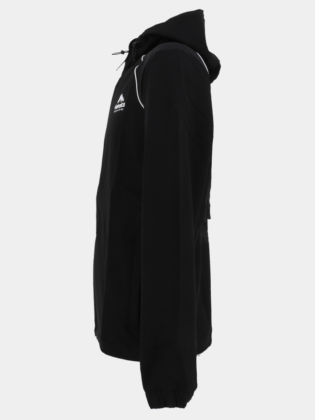 Veste à capuche wells noir homme - Helvetica